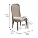 Arch Salvage Mills Brown Upholstered Dining Side Chair Set of 2