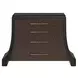 Eave Black and Brown 4 Drawer Accent Chest