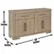 Napa Brown 4 Door Server
