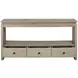 Conrad Stone Harbor Gray Rectangular Lift Top Occassional Table Set