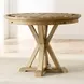 Rylie Natural 48" Round Counter Height Dining Table with Game Top