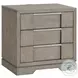 Argo Grey 3 Drawer Nightstand