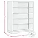 Argo Grey 5 Drawer Chest