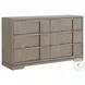 Argo Grey 6 Drawer Dresser