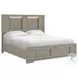 Argo Grey King Panel Bed