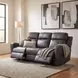 Kellen Dark Gray Double 82" Reclining Sofa