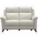 Kester Laurel Cream Leather Power Reclining Living Room Set with Power Headrest and USB Charging