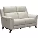 Kester Laurel Cream Leather Power Reclining Living Room Set with Power Headrest and USB Charging
