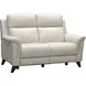 Kester Laurel Cream Leather Power Reclining Living Room Set with Power Headrest and USB Charging