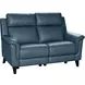 Kester Masen Bluegray Leather 63" Power Reclining Loveseat with Power Headrest and USB Charging