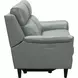 Kester Lorenzo Mint Leather 63" Power Reclining Loveseat with Power Headrest and USB Charging