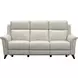 Kester Laurel Cream Leather 86" Power Reclining Sofa with Power Headrest and USB Charging
