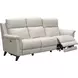 Kester Laurel Cream Leather 86" Power Reclining Sofa with Power Headrest and USB Charging