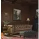 Chester Tianran Nature Leather Tufted Stationary Sofa