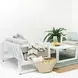 Newport Canvas Natural 65" Outdoor Loveseat