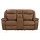 Veracruz Vintage Tan Leather Zero Gravity Dual Power Reclining Living Room Set with USB Charging