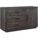 Riverdale Black 1 Door Server
