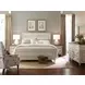 Southbury Parchment and Brown 7 Drawer Dresser with Rectangular Landscape Mirror