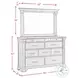 Paterson Grey 10 Drawer Dresser And Mirror