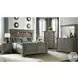 Paterson Grey 3 Drawer Nightstand