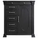 Paterson Black 7 Drawer Door Chest