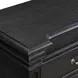 Paterson Black 6 Drawer Chest