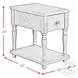 Royale Grey Chairside Table