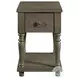 Royale Grey Chairside Table