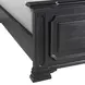 Paterson Black Queen Panel Bed with USB Charging and LED