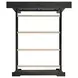 Paterson Black Queen Panel Bed with USB Charging and LED