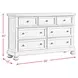 Kingsley Cherry Brown 8 Drawer Dresser