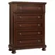 Kingsley Cherry Brown 5 Drawer Chest