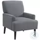 May Grey Accent Chair