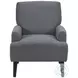 May Grey Accent Chair