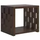 Verge Handcrafted Walnut Rectangular End Table