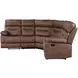 Rudger Brown 3 Piece Manual Reclining Sectional