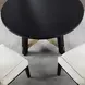Aubrey Black 54" Round Dining Table