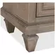 Lancaster Dovetail Gray 9 Drawer Dresser with Rectangular Mirror