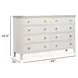 Whisperbay Sea Pearl and Driftwood 8 Drawer Dresser