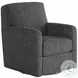 Flash Dance Berber Indigo Swivel Glider