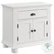 Conaughey White 1 Drawer Nightstand