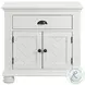 Conaughey White 1 Drawer Nightstand