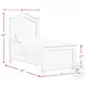 Conaughey White Twin Panel Bed