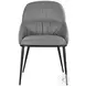 Kora Charcoal Gray Leather Dining Side Chair