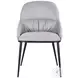 Kora Pewter Leather Dining Side Chair
