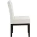 Aubrey Black Upholstered Parsons Chair Set of 2