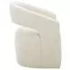 Barrow White Mist Performance Fabric Upholstered Dining Chair