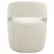 Barrow White Mist Performance Fabric Upholstered Dining Chair