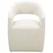 Barrow White Mist Performance Fabric Upholstered Dining Chair