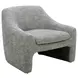 Kenzie Slated Moss Upholstered Accent Chair